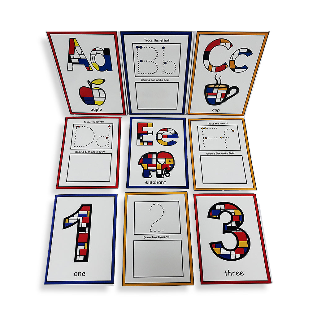 Numbers & Letters Activity Flash Cards - Al Masam Stationery LLC