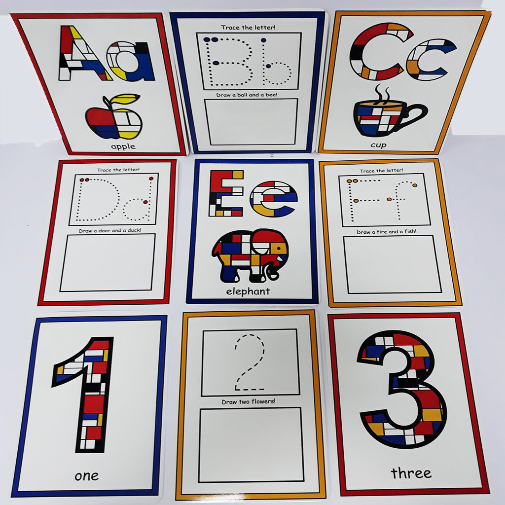 Numbers & Letters Activity Flash Cards - Al Masam Stationery LLC