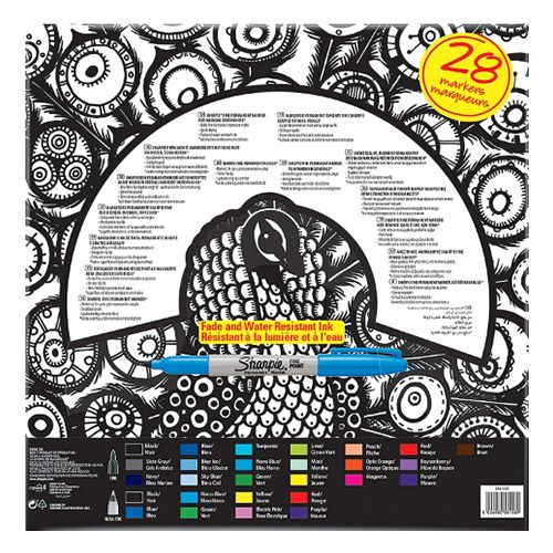 Sharpie Peacock Pack Permanent Marker Assorted 28 Pieces - Al Masam Stationery LLC