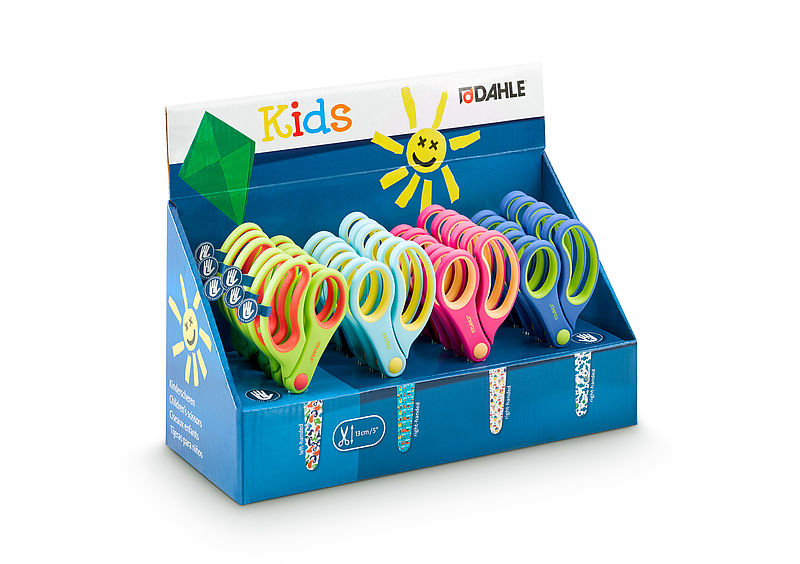 Dahle Children Scissors 5.5 Inch 24 Patterned Colour Children Scissor - DHL 54682-13351 - Al Masam Stationery LLC Main image