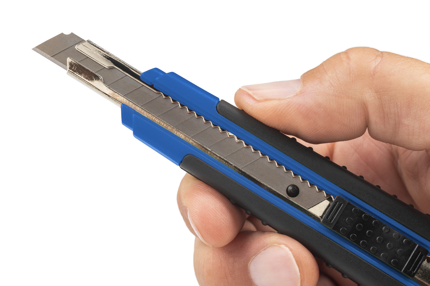 Dahle Pro Cutter Medium Blue Self Locking Blade 9mm - Al Masam Stationery LLC - Paper Cutter & Scissors - Paper Cutter & Scissors