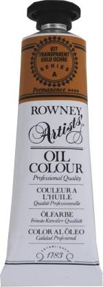 Daler Rowney Artists Oil Colour 38ml Transparent Gold Ochre - Al Masam Stationery LLC