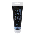 Daler Rowney Graduate Acrylic Color BLACK - Al Masam Stationery LLC