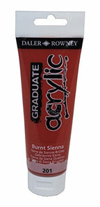 Daler Rowney Graduate Acrylic Color BRUNT SIENNA - Al Masam Stationery LLC