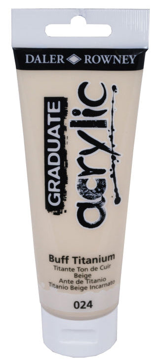 Daler Rowney Graduate Acrylic Color BUFF TITANIUM - Al Masam Stationery LLC Main image