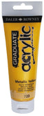 Daler Rowney Graduate Acrylic Color METALLIC YELLOW - Al Masam Stationery LLC
