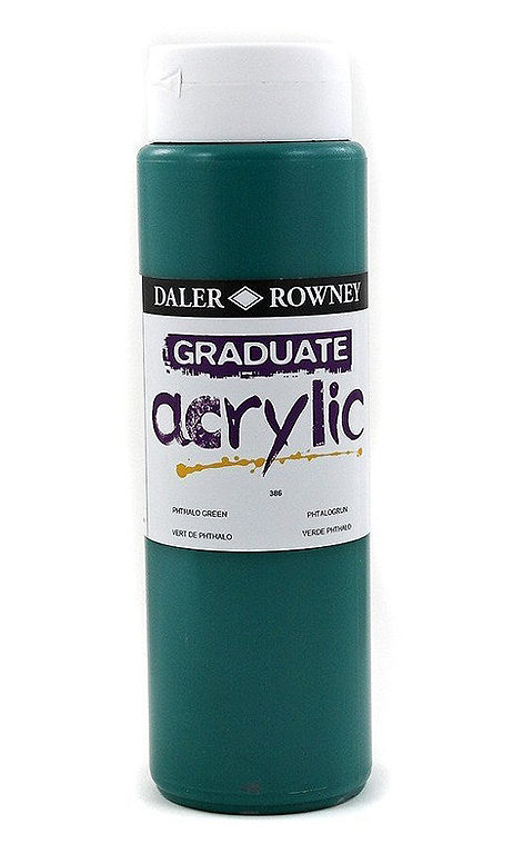 Daler Rowney Graduate Acrylic Color PHTHALO GREEN Secondary image