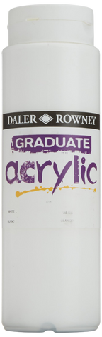 Daler Rowney Graduate Acrylic Color WHITE - Al Masam Stationery LLC