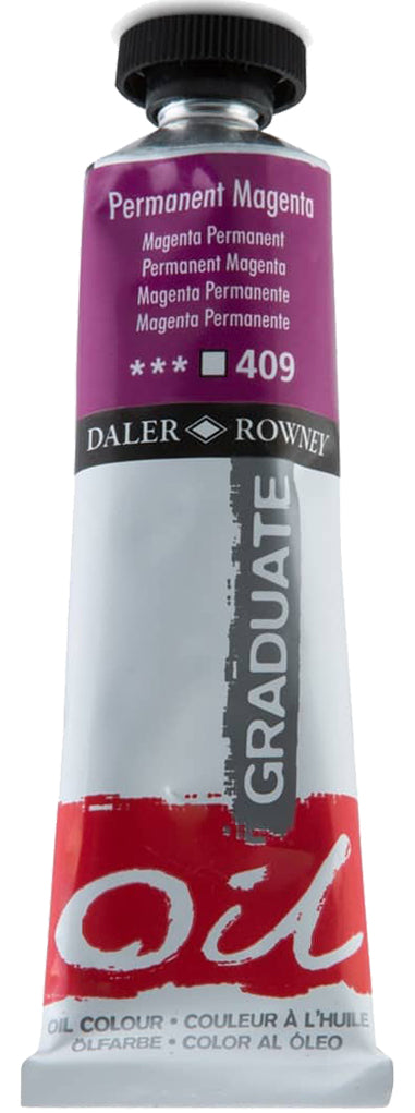 Daler Rowney Graduate Oil Colors PERM MAGENTA Secondary image