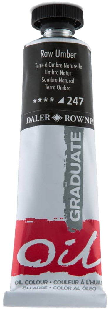Daler Rowney Graduate Oil Colors RAW UMBER Secondary image
