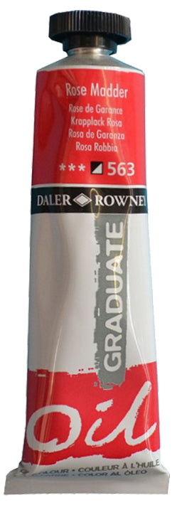 Daler Rowney Graduate Oil Colors ROSE MADDER Secondary image