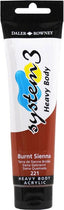 Daler Rowney Acrylic System 3 Heavy Body BURNT SIENNA - Al Masam Stationery LLC