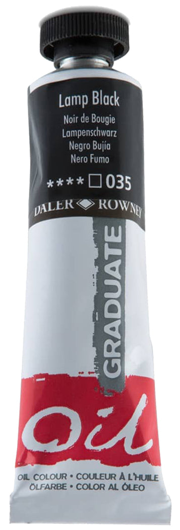 Daler Rowney Graduate Oil Colors LAMP BLACK Secondary image