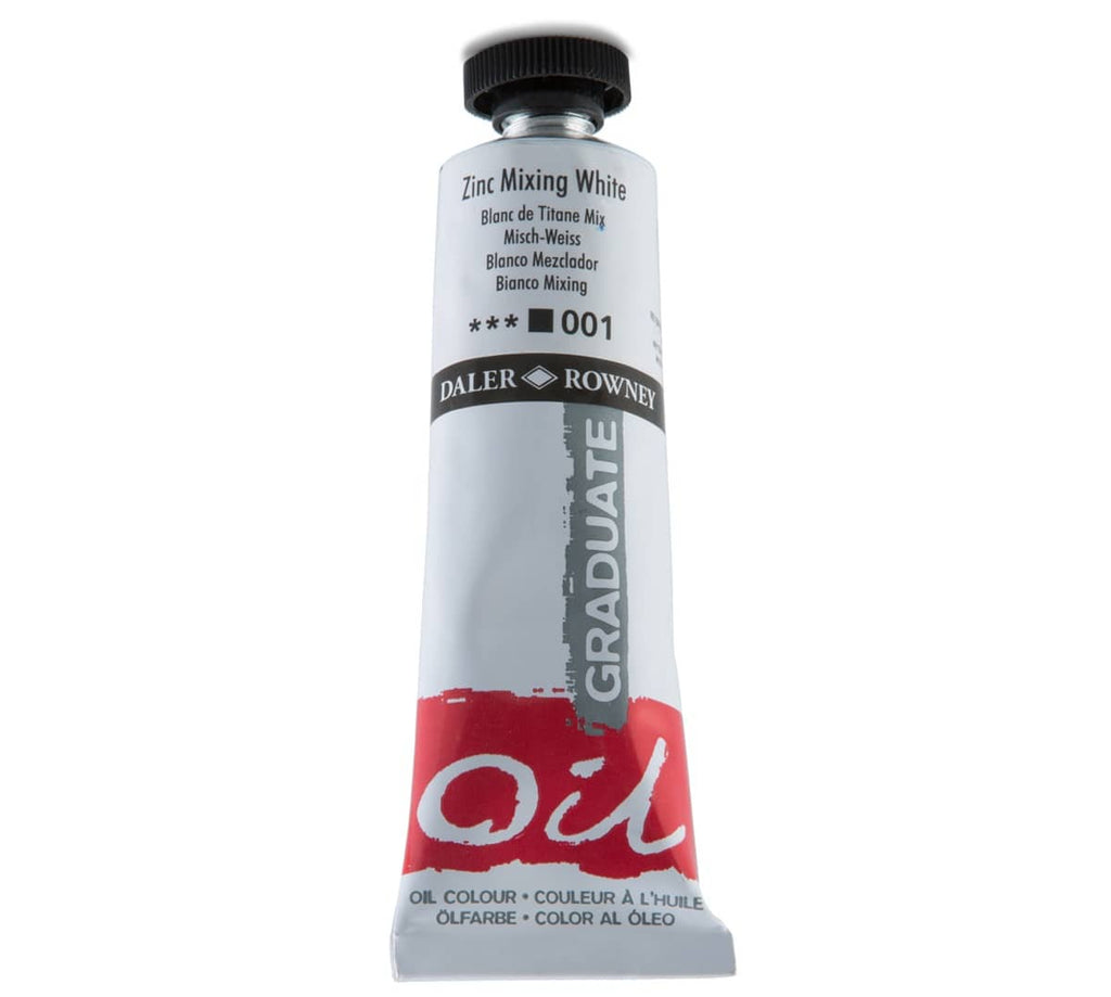 Daler Rowney Graduate Oil Colors ZINC MIX WHITE - Al Masam Stationery LLC