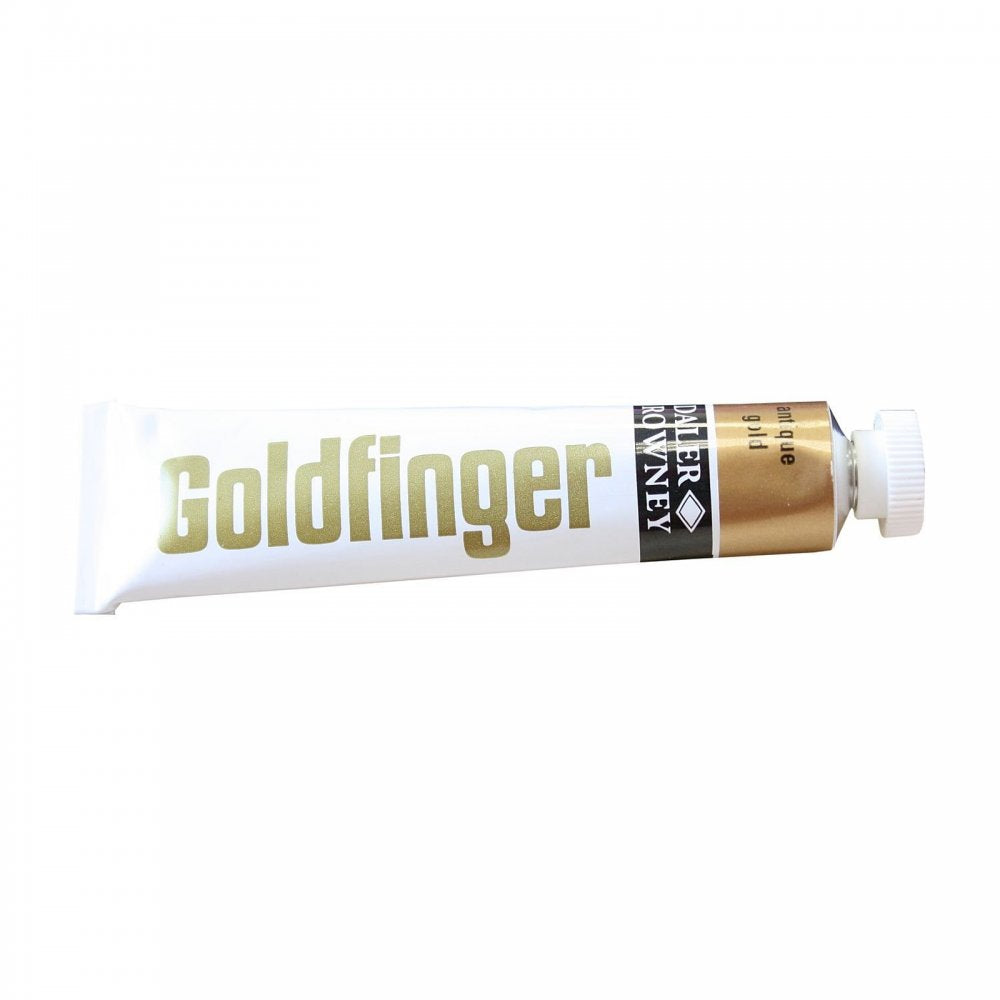 Daler Rowney Goldfinger Decorative Metallic Paste Antique Gold - Al Masam Stationery LLC Main image