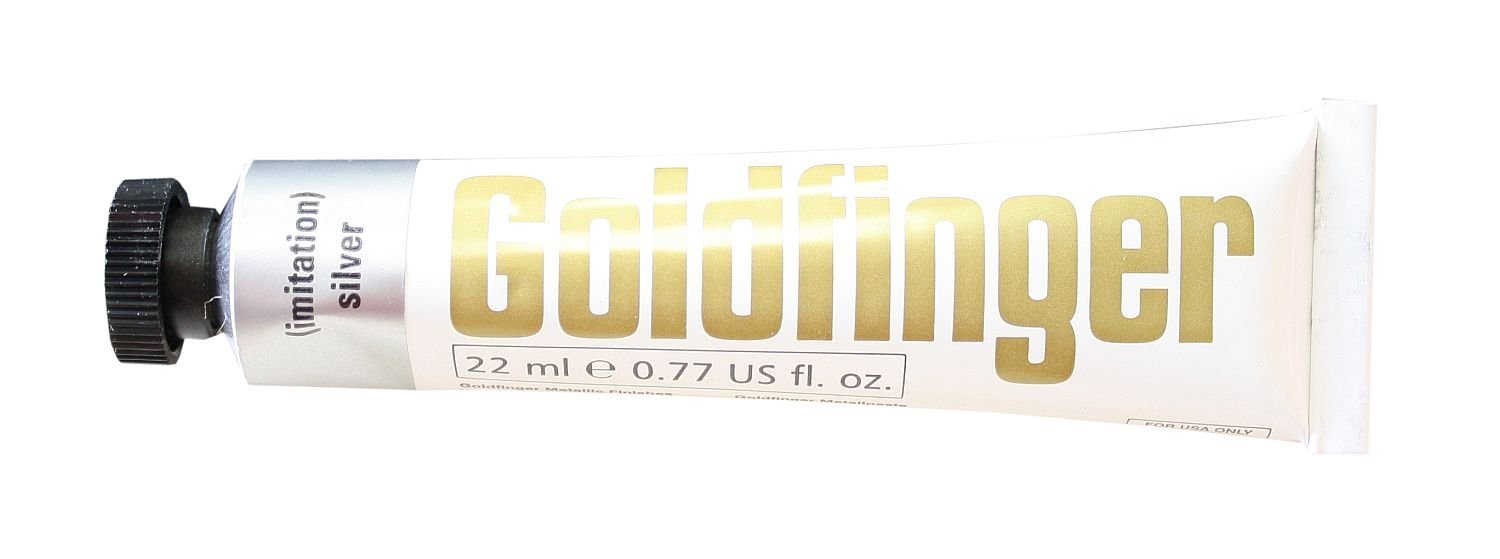Daler Rowney Goldfinger Decorative Metallic Paste Silver (IMIT) - Al Masam Stationery LLC Main image