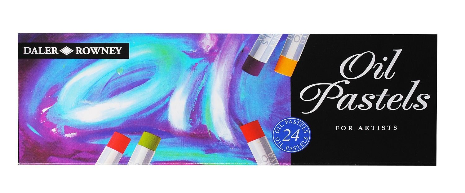 Daler Rowney Oil Pastel Set of 24 - Al Masam Stationery LLC Main image