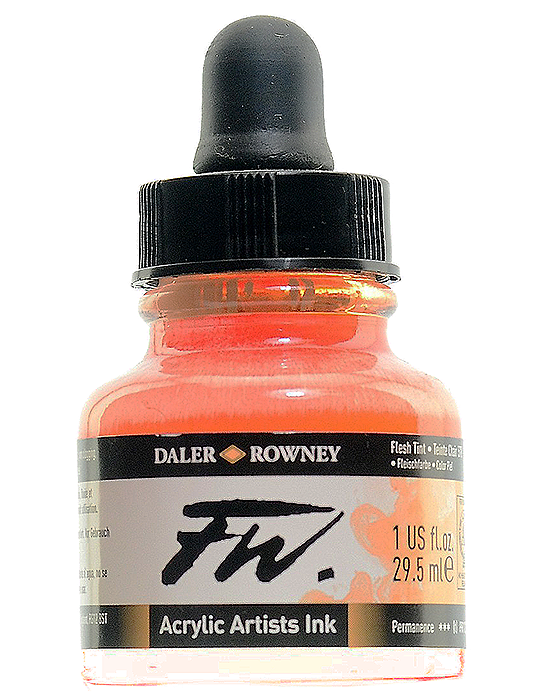Daler Rowney FW Artist's Acrylic Ink FLESH TINT - Al Masam Stationery LLC Main image