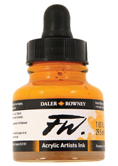Daler Rowney FW Artist's Acrylic Ink INDIAN YELLOW - Al Masam Stationery LLC