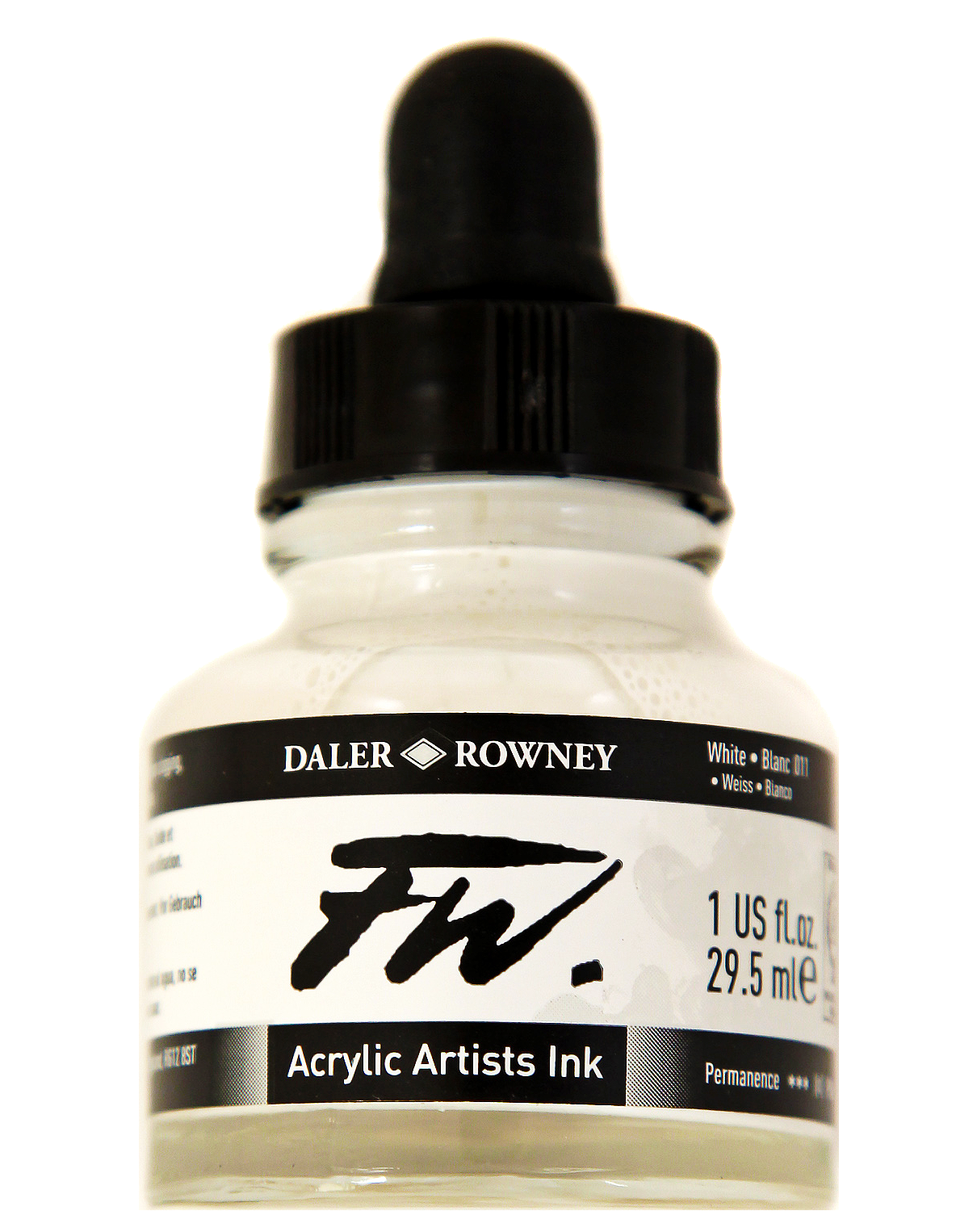 Daler Rowney FW Artist's Acrylic Ink WHITE - Al Masam Stationery LLC Main image