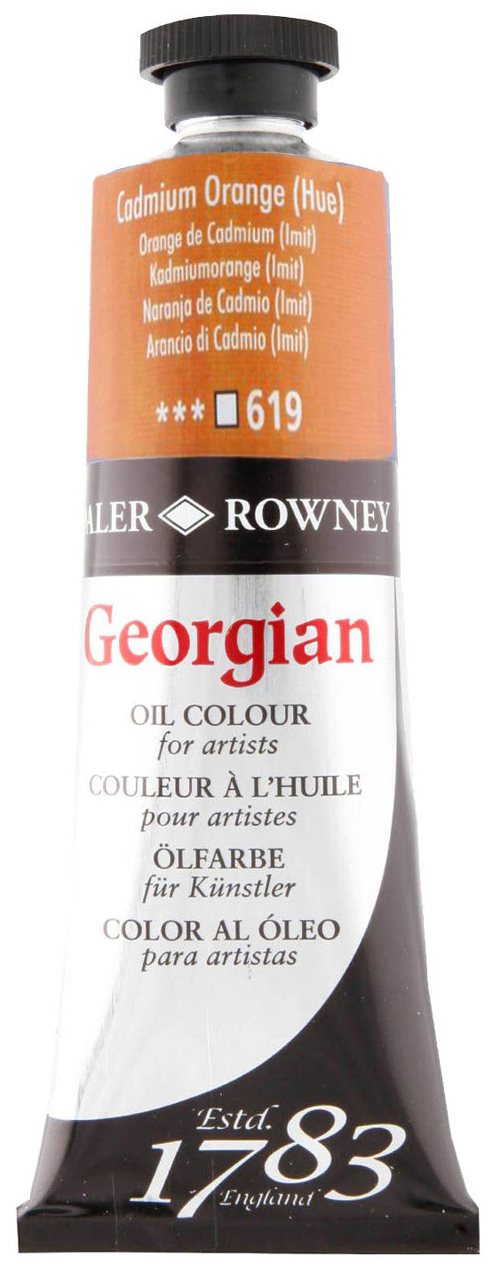 Daler Rowney Georgian Oil Paint - Cadmium Orange (Hue) Secondary image