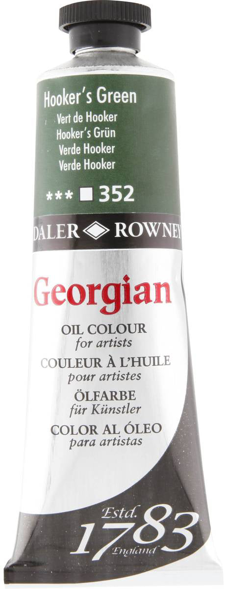 Daler Rowney Georgian Oil Paint - Hookers Green Secondary image