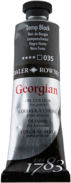 Daler Rowney Georgian Oil Paint - Lamp Black Secondary image