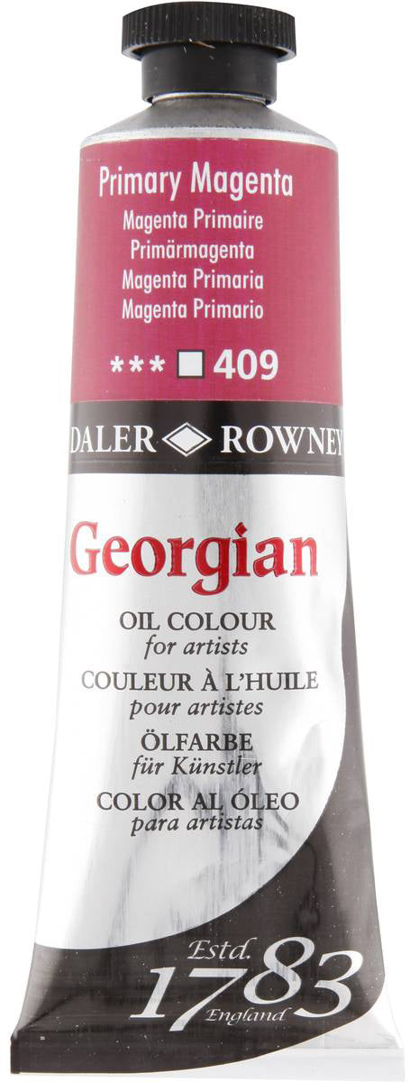 Daler Rowney Georgian Oil Paint - Permanent Magenta Secondary image