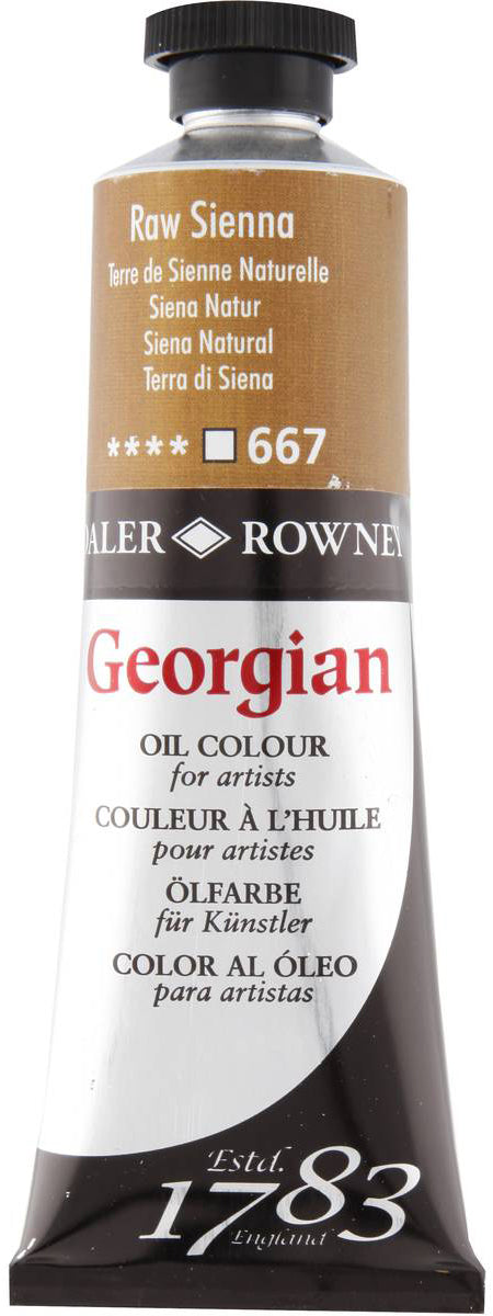 Daler Rowney Georgian Oil Paint - Raw Sienna Secondary image