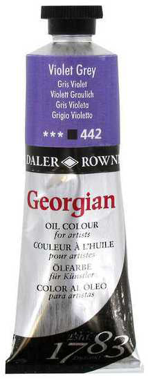 Daler Rowney Georgian Oil Paint - Violet Grey Secondary image