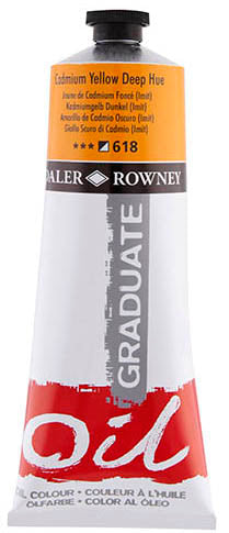 Daler Rowney Graduate Oil Colors CAD YELLOW DEEP HUE Secondary image