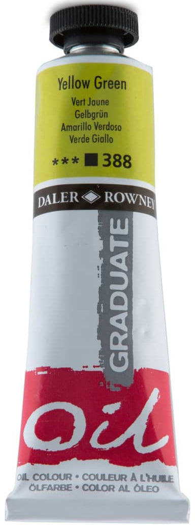 Daler Rowney Graduate Oil Colors YELLOW GREEN Secondary image