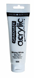Daler Rowney Graduate Acrylic Color MIXING WHITE - Al Masam Stationery LLC