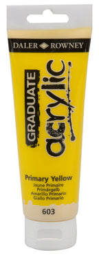 Daler Rowney Graduate Acrylic Color PRIMARY YELLOW - Al Masam Stationery LLC
