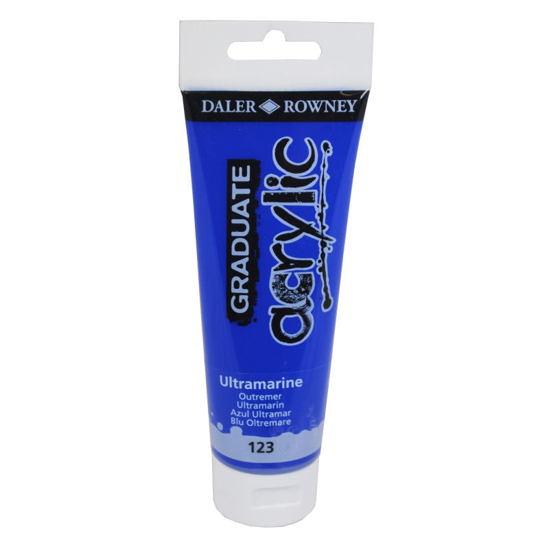 Daler Rowney Graduate Acrylic Color ULTRAMARINE - Al Masam Stationery LLC Main image