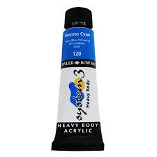 Daler Rowney Acrylic System 3 Heavy Body PROCESS CYAN Secondary image