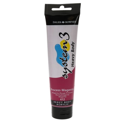 Daler Rowney Acrylic System 3 Heavy Body PROCESS MAGENTA - Al Masam Stationery LLC Main image