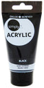 Daler Rowney Simply Acrylic Color BLACK - Al Masam Stationery LLC