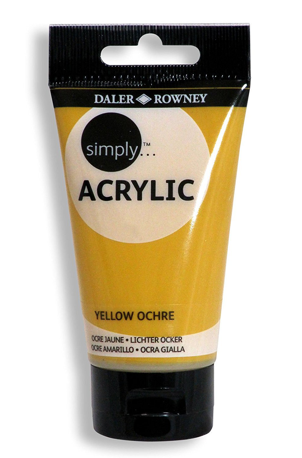 Daler Rowney Simply Acrylic Color YELLOW OCHRE - Al Masam Stationery LLC Main image