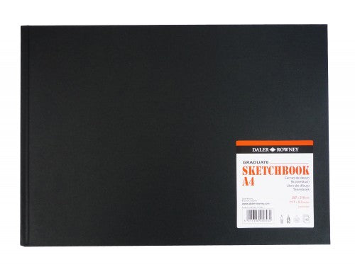 Daler Rowney Hardback Sketchbook Graduate Landscape A4 - Al Masam Stationery LLC Main image