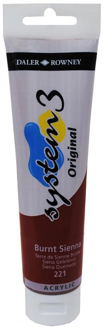 Daler Rowney Acrylic Colors System 3 BURNT SIENNA Secondary image