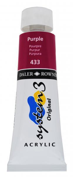 Daler Rowney Acrylic Colors System 3 PURPLE Secondary image