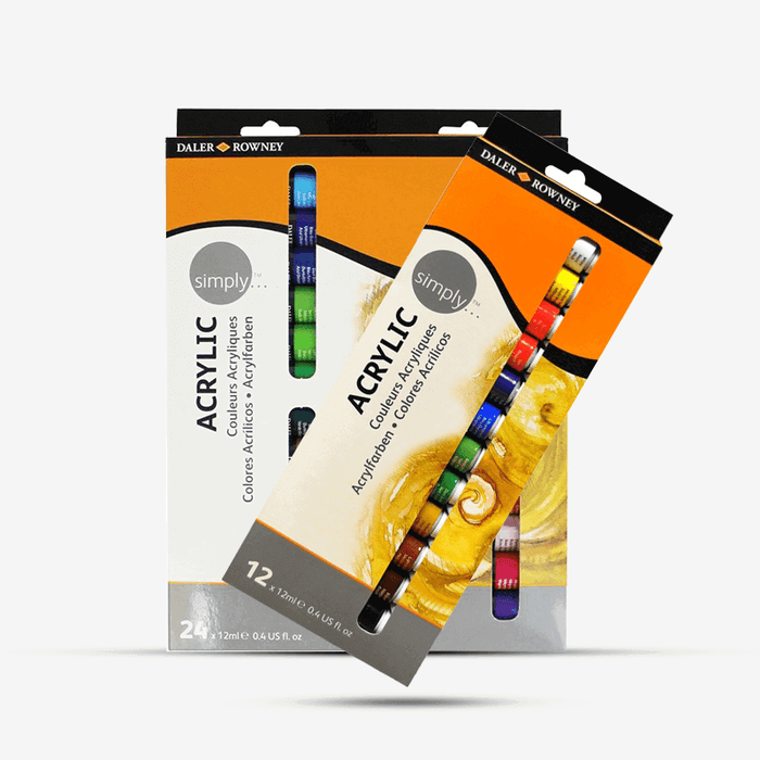 Daler Rowney SIMPLY 24X12 ACRYLIC SET - Al Masam Stationery LLC