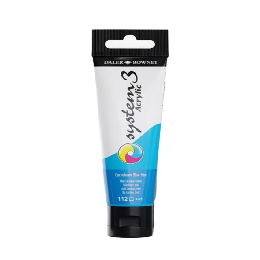 Daler Rowney System 3 Acrylic Paint 59ml Coeruleum - Al Masam Stationery LLC Main image