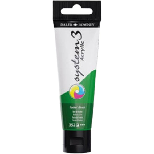 Daler Rowney System 3 Acrylic Paint 59ml Hookers Green - Al Masam Stationery LLC Main image