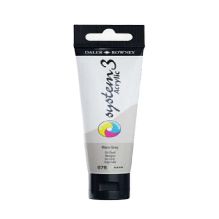 Daler Rowney System 3 Acrylic Paint 59ml Warm Grey - Al Masam Stationery LLC