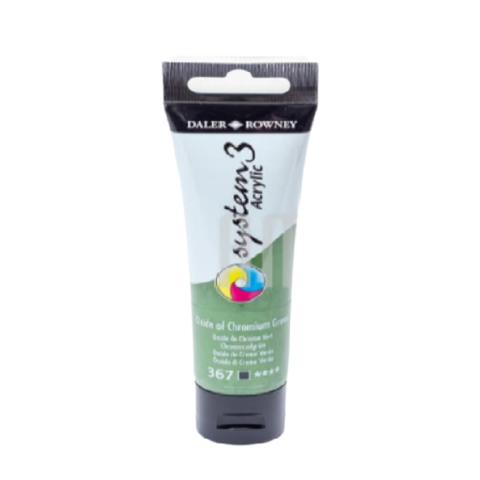 System3 Acrylic 59ml Opaque Oxide Chrome - Al Masam Stationery LLC Main image