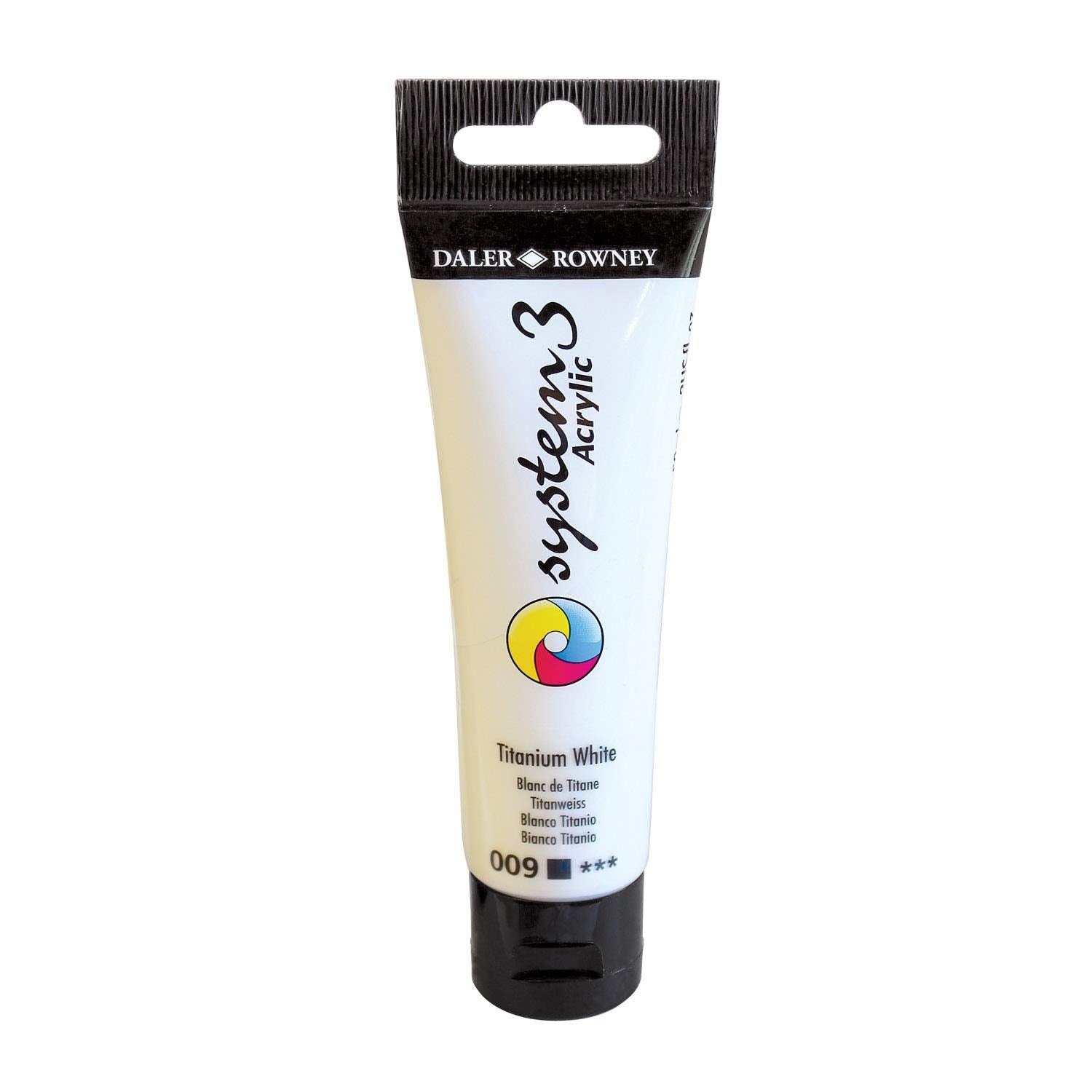 System3 Acrylic 59ml Titanium White - Al Masam Stationery LLC Main image