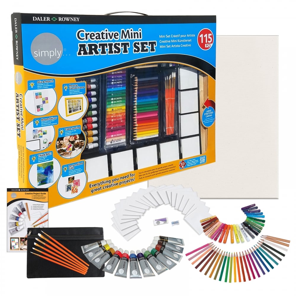 Simply Creative Mini Artist Set 115 Piece - Al Masam Stationery LLC Main image