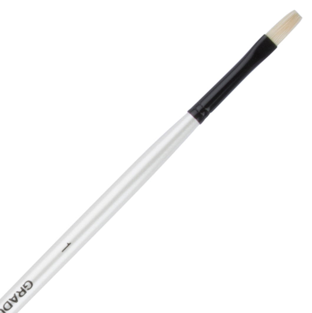 Daler Rowney Graduate Brush Long Handle Bristle Long Flat 1x5mm Secondary image